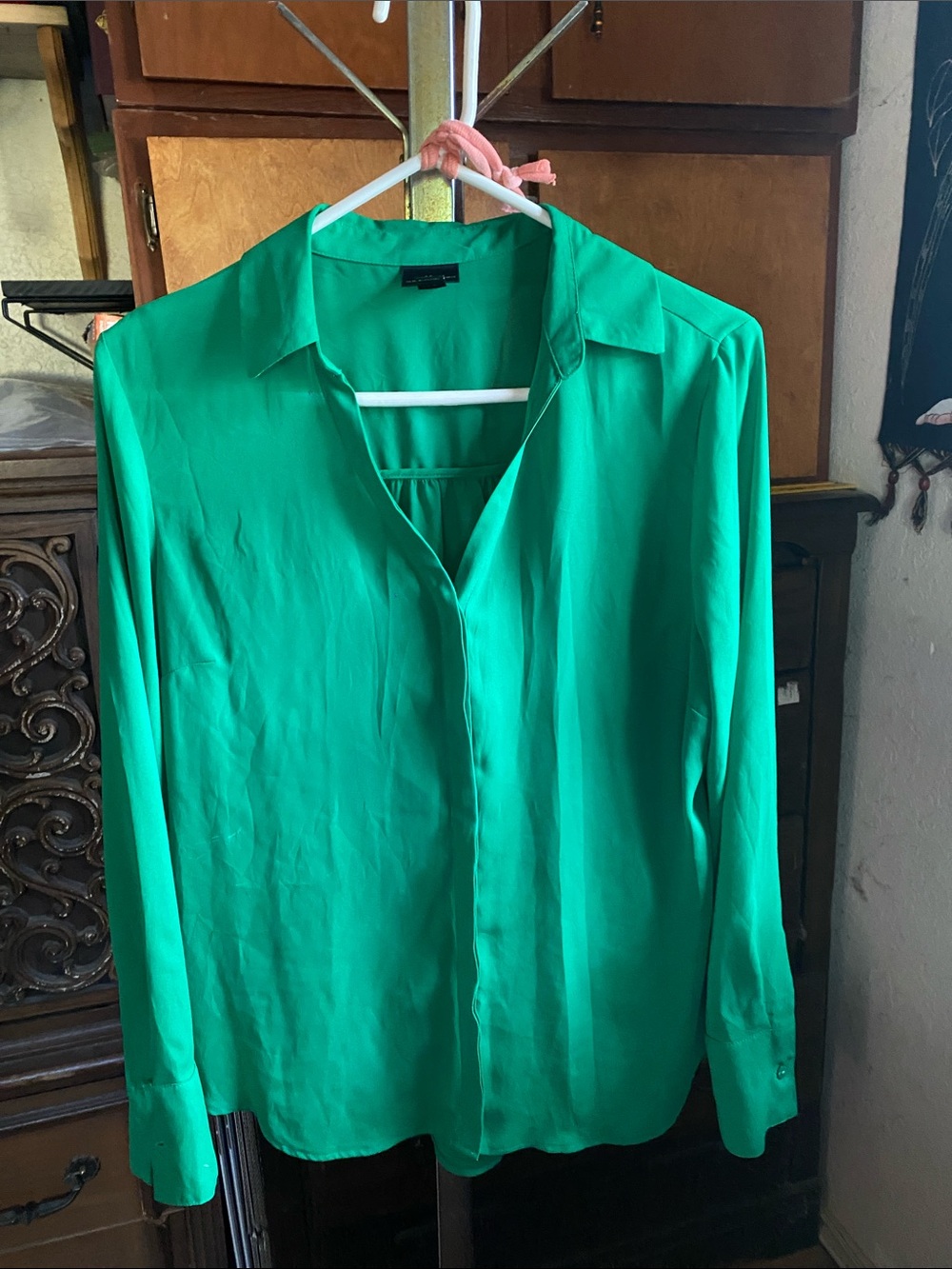Worthington Emerald Green Long-Sleeve Dress Shirt